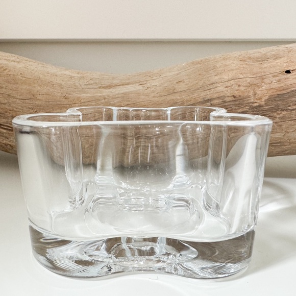 ✨ Iittala Alvar Aalto Collection Glass Votive Candle Holder/Bowl - Clear ✨ - Picture 2 of 5